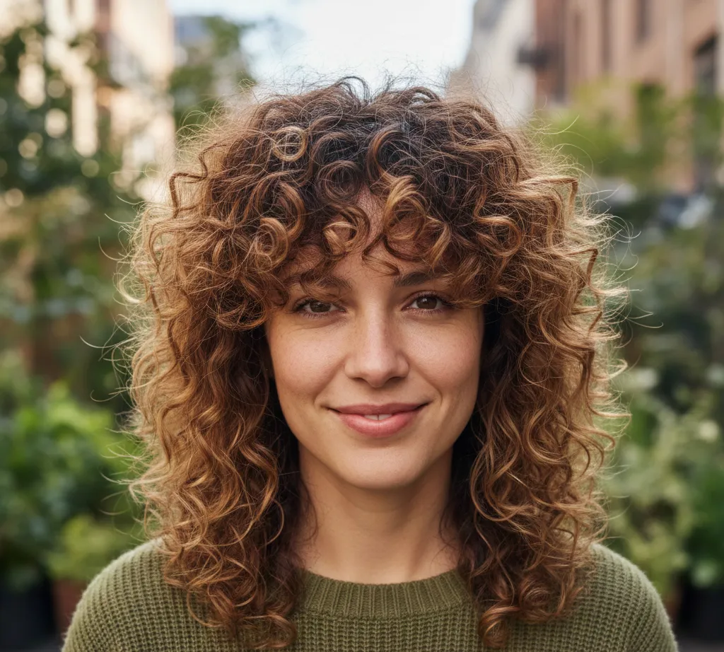 Shaggy Curly Haircut