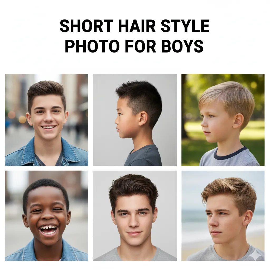 Short Hair Style Photo for Boys