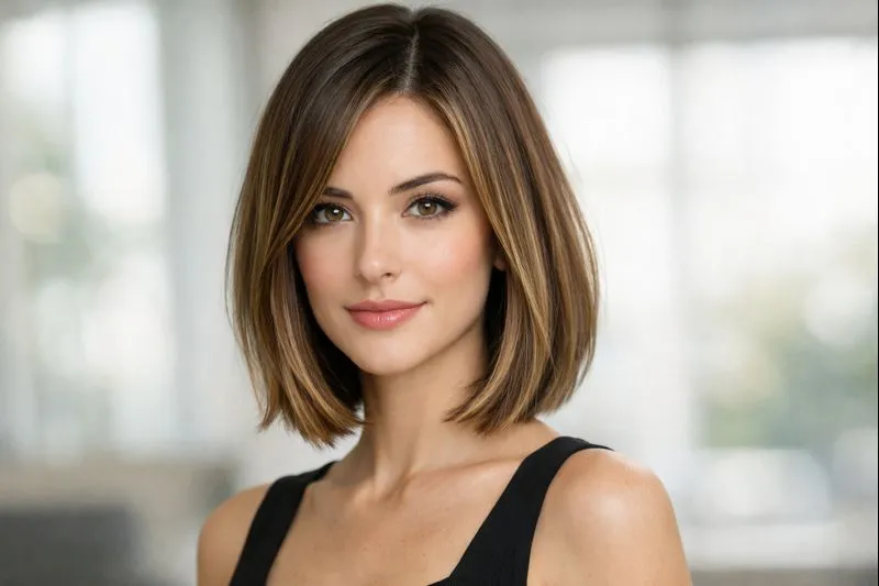 Shoulder-Length Bob Haircut
