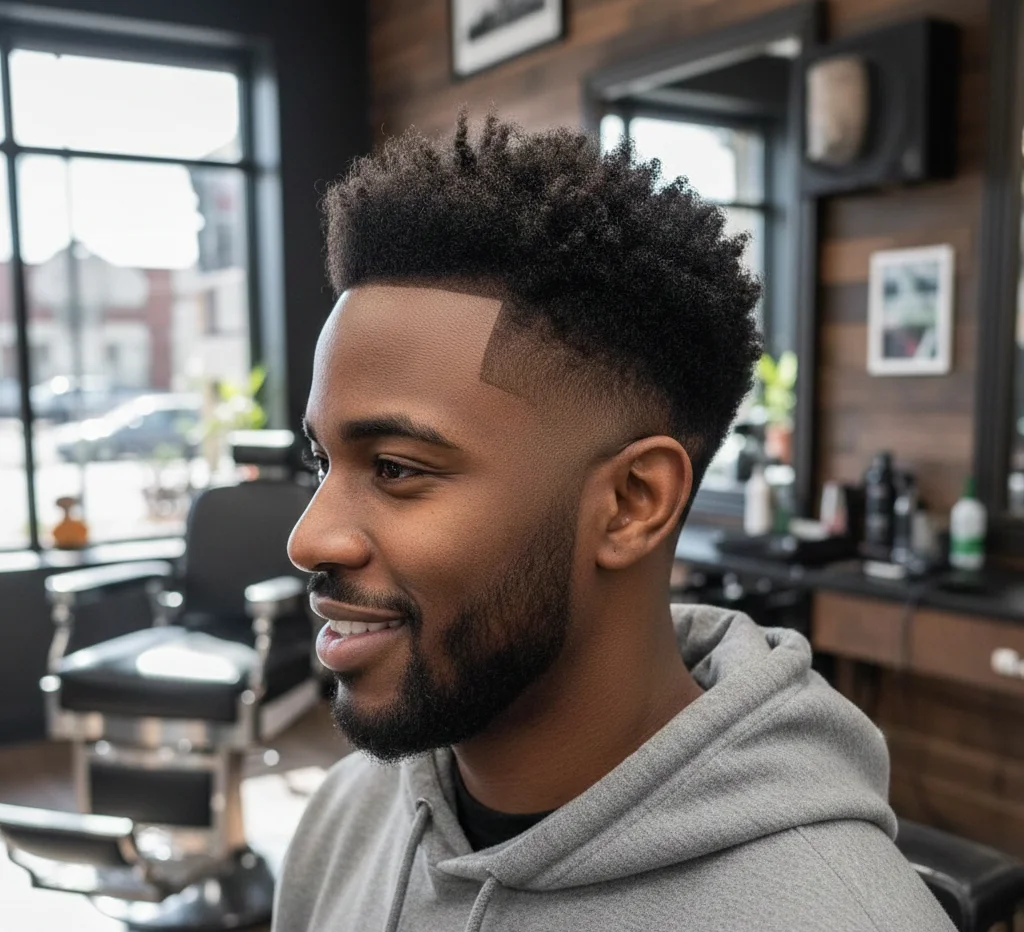 Taper Blow Out Fade Haircut