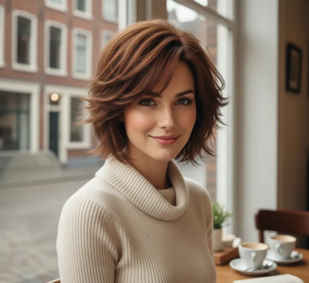 Textured Wedge Haircut