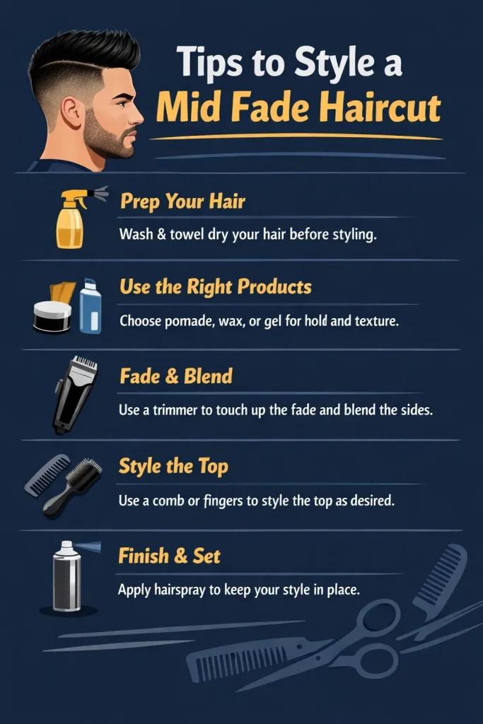Tips to Style a Mid Fade Haircut