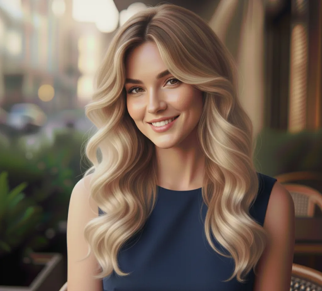 Tousled Blonde Balayage