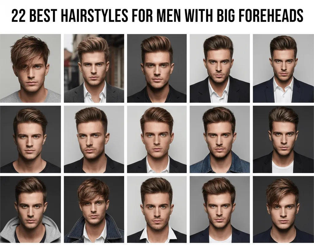 22 Best Hairstyles for Men With Big Foreheads