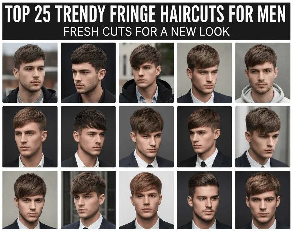 25 Trendy Fringe Haircuts for Men