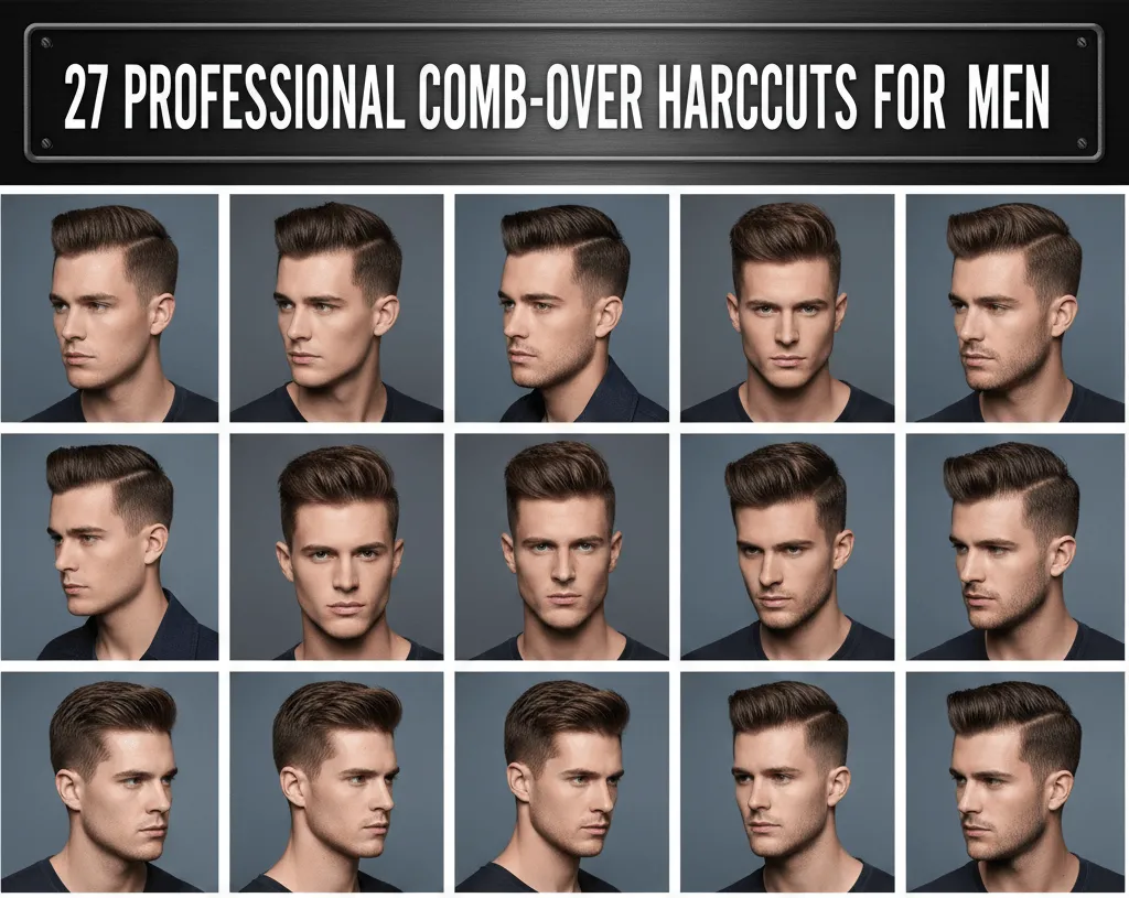 27 Professional Comb-Over Haircuts for Men