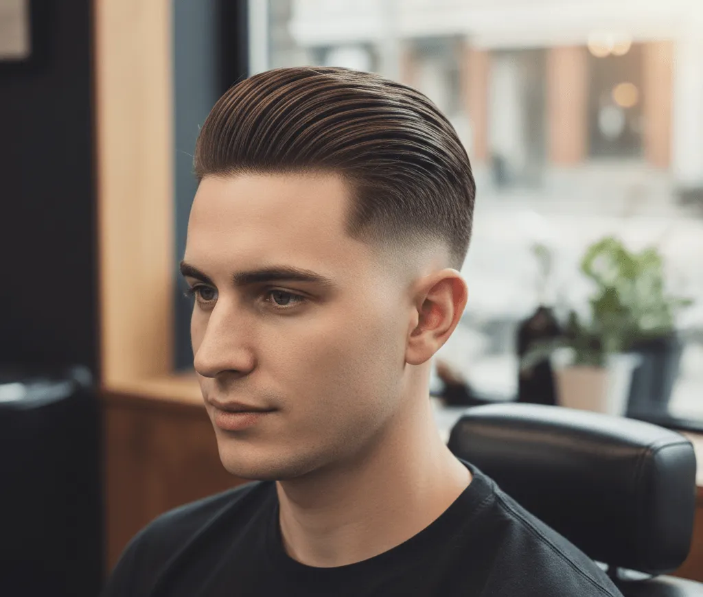 Bald Fade for Straight Hair