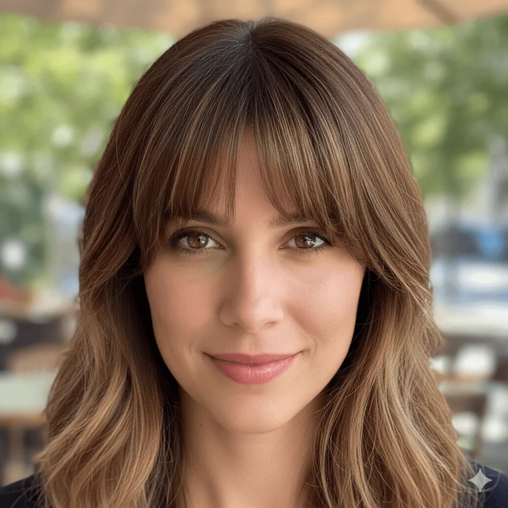 Bangs with Blended Ends