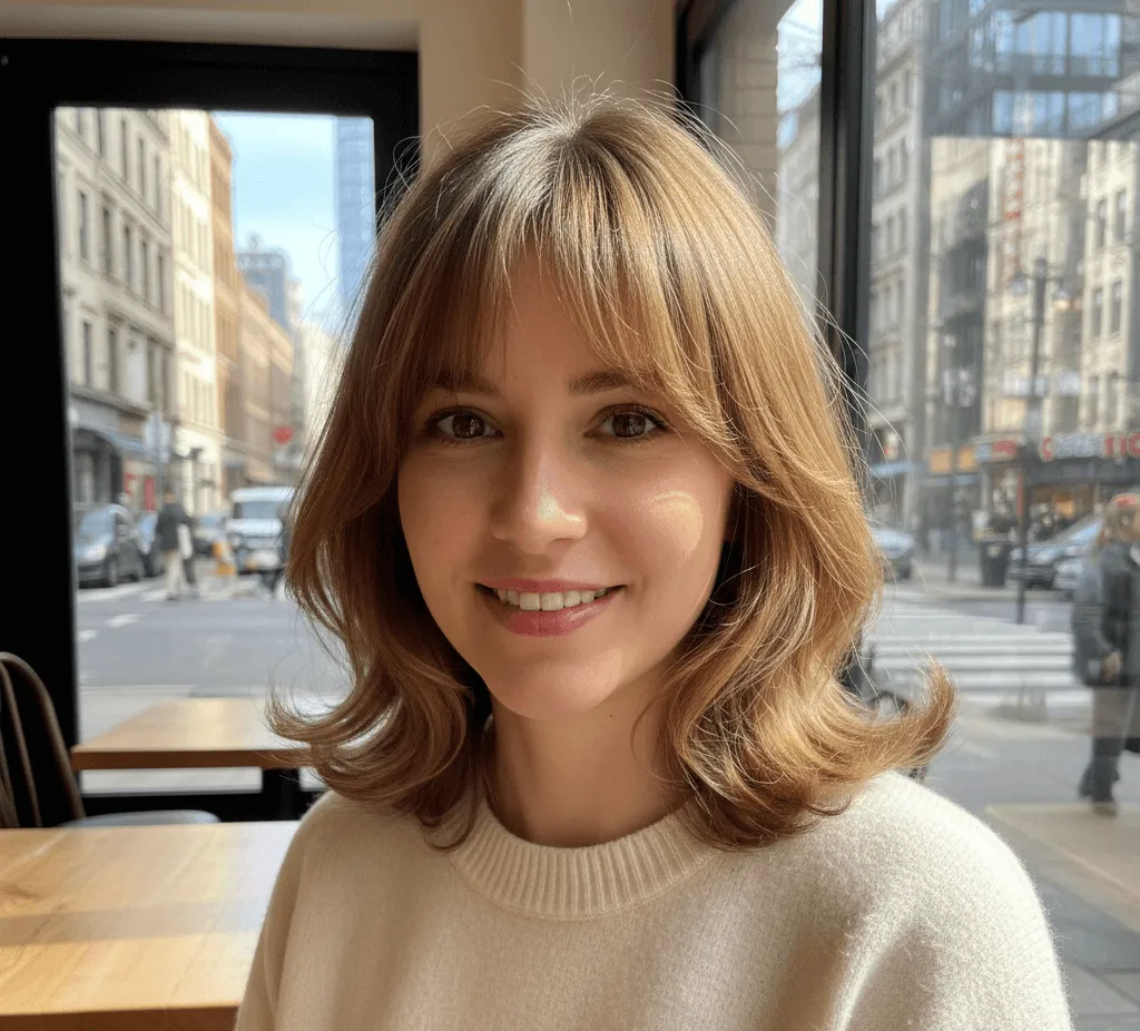 Bangs with Flipped Ends