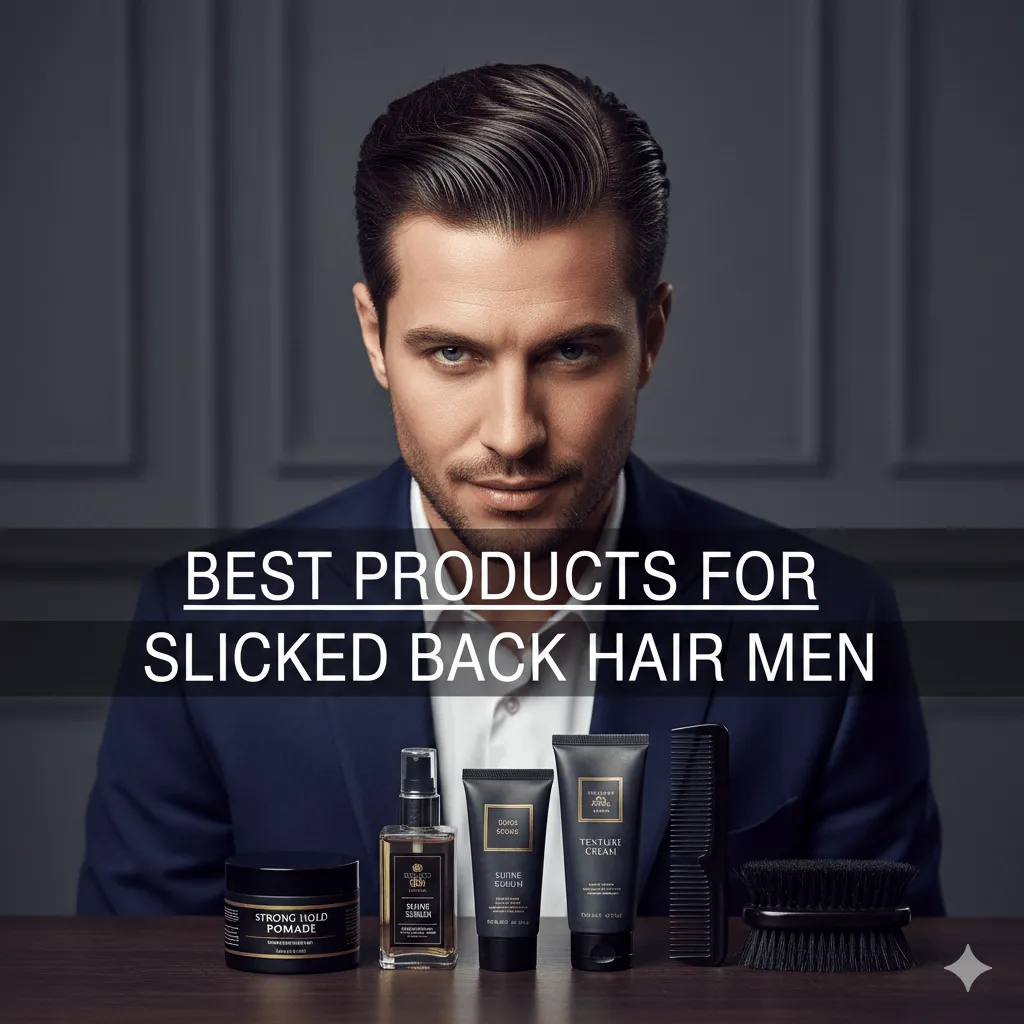 Best Products for Slicked Back Hair Men