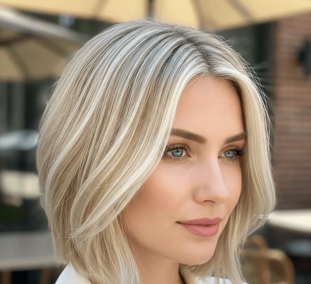 Blonde Hair with Platinum Pieces