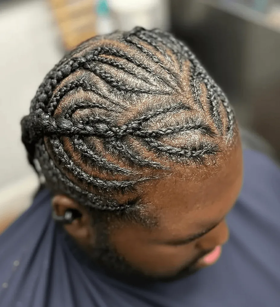 Fishbone Cornrows