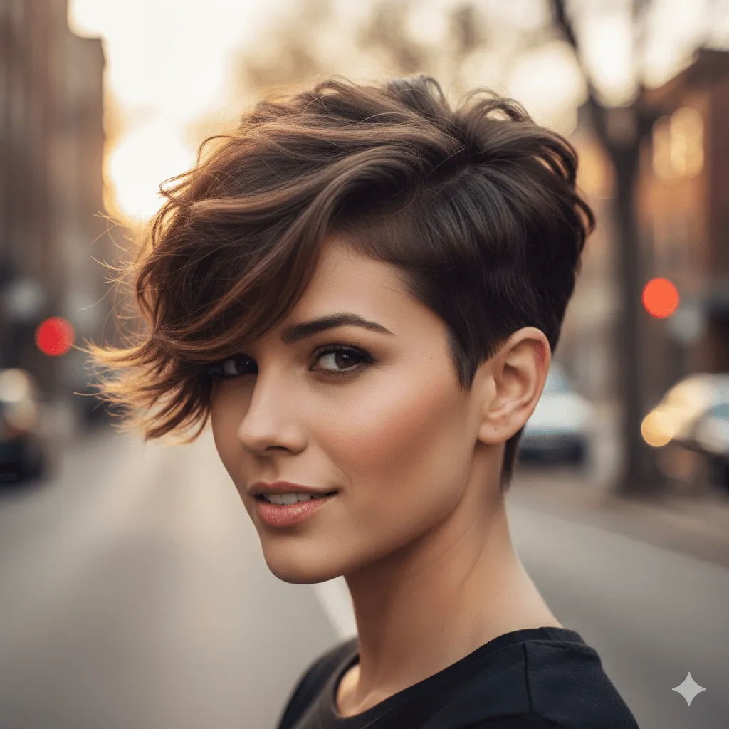 High Wedge Fade Haircut