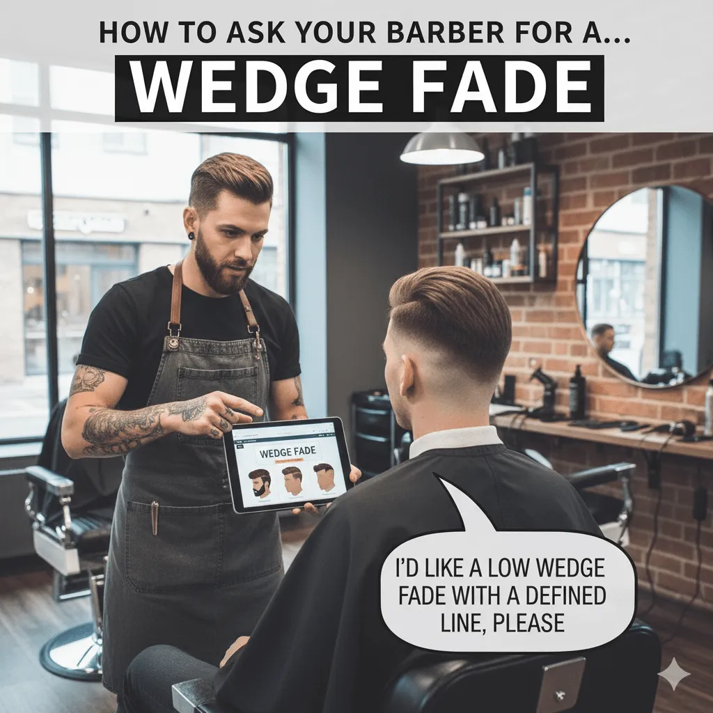 How to Ask Your Barber for a Wedge Fade