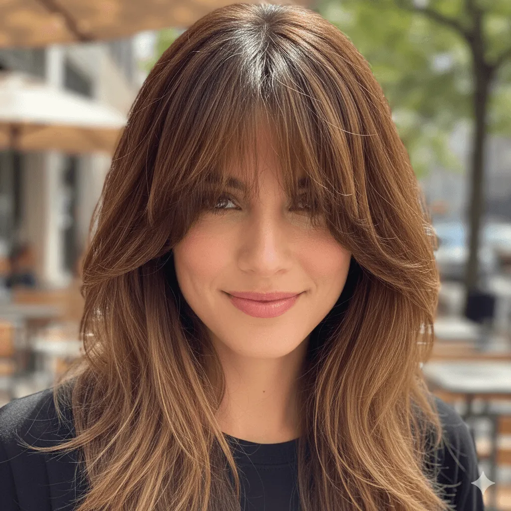 Long Feathered Bangs