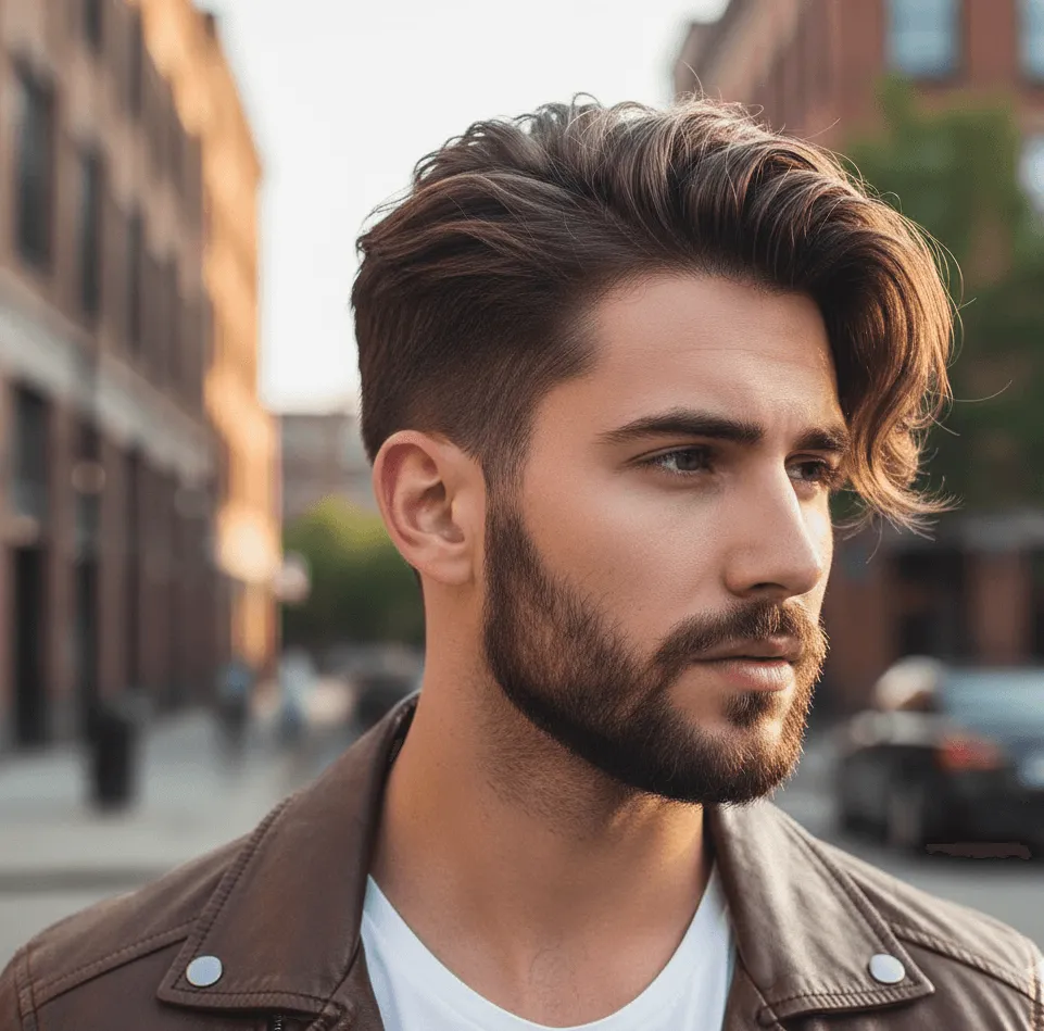 Low Taper Fade with Flow