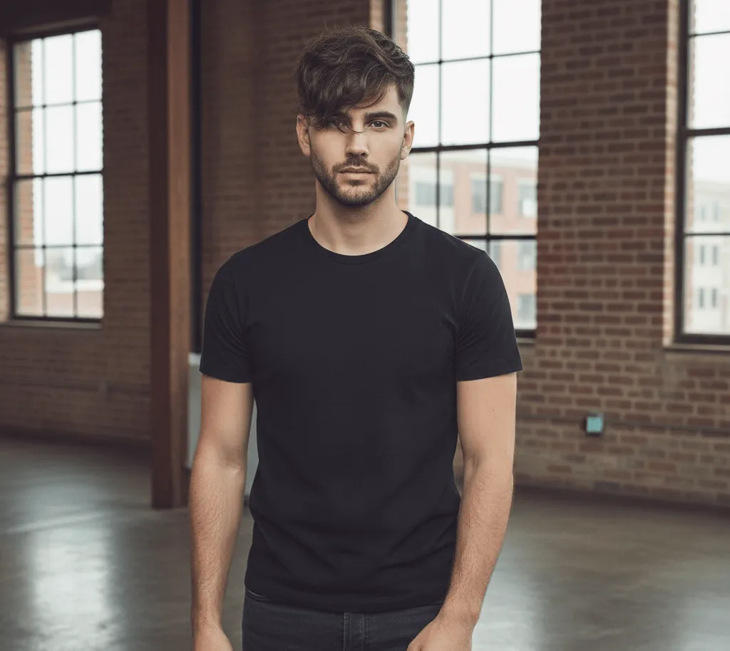 Messy Fringe with Taper Fade