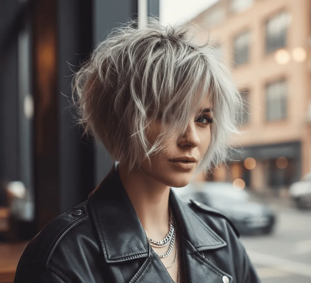 Messy Razored Pixie Bob