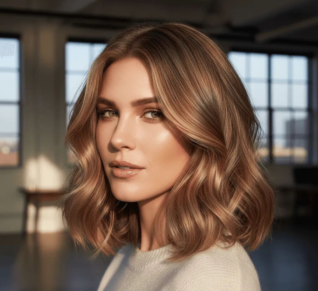 Metallic Bronde Coloring
