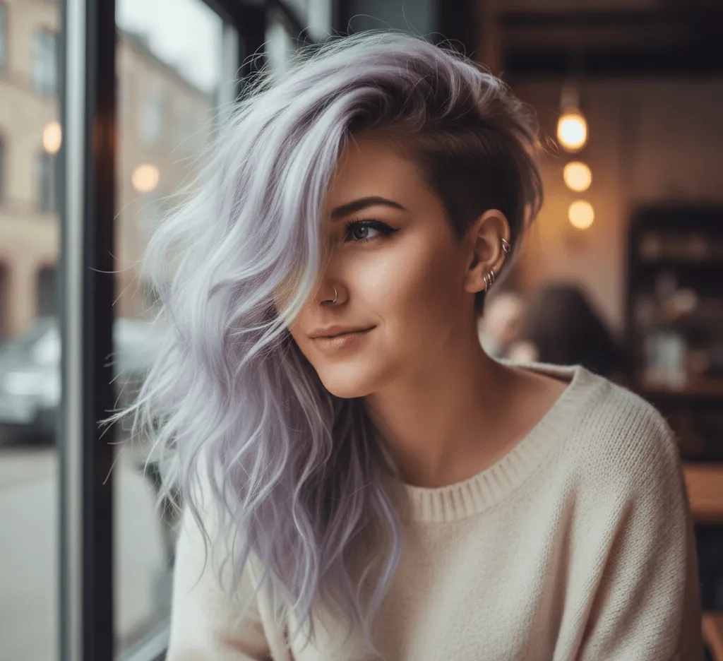 Pixie with Long Fringe Haircut