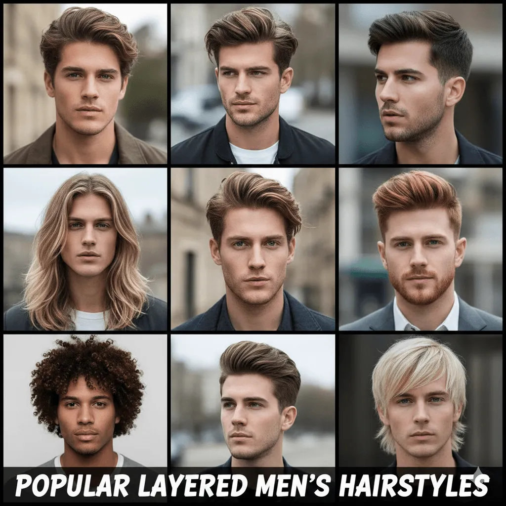 Popular Layered Men's Hairstyles
