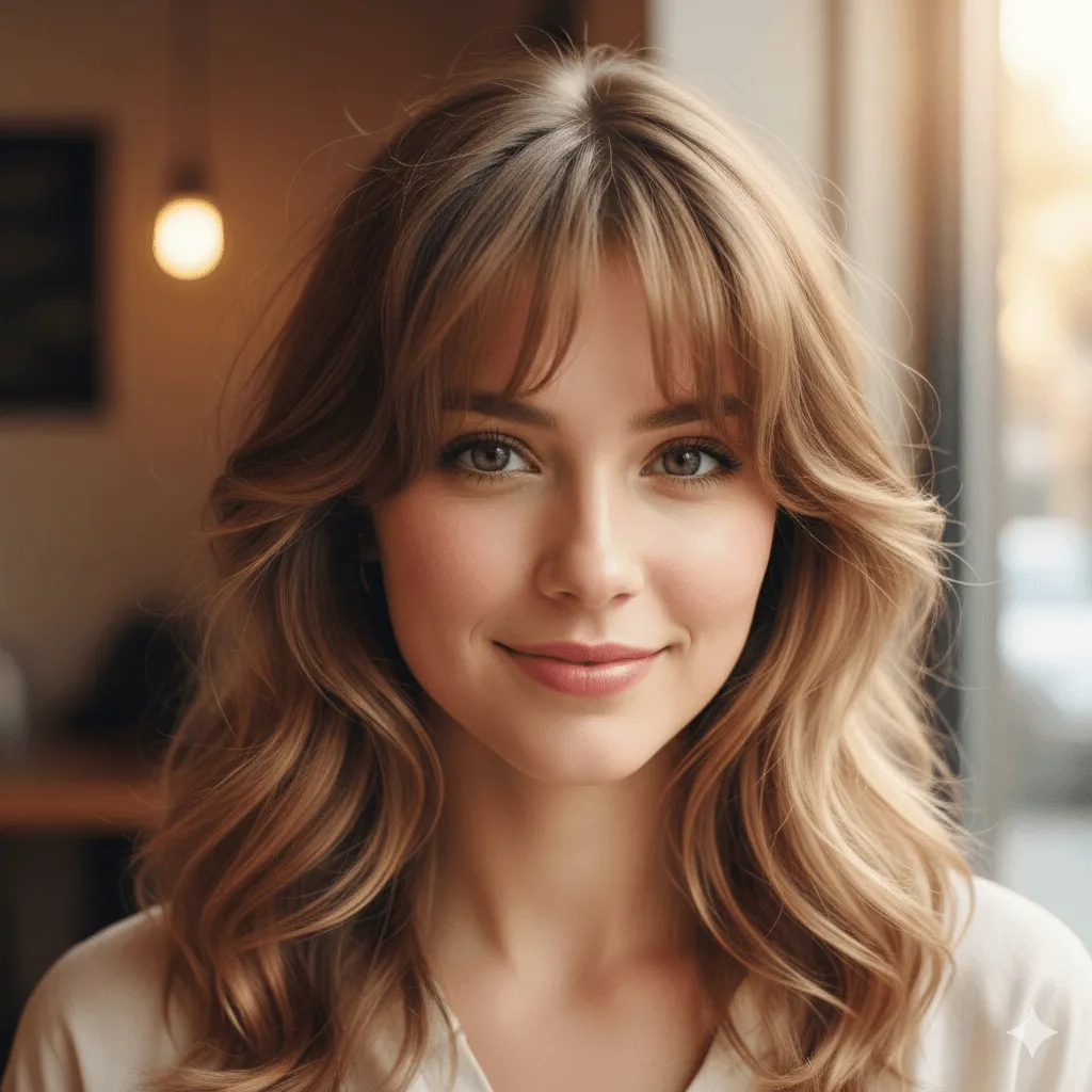 Soft Wispy Bangs Haircut