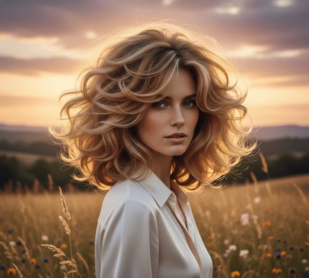 Voluminous Feathered Cut