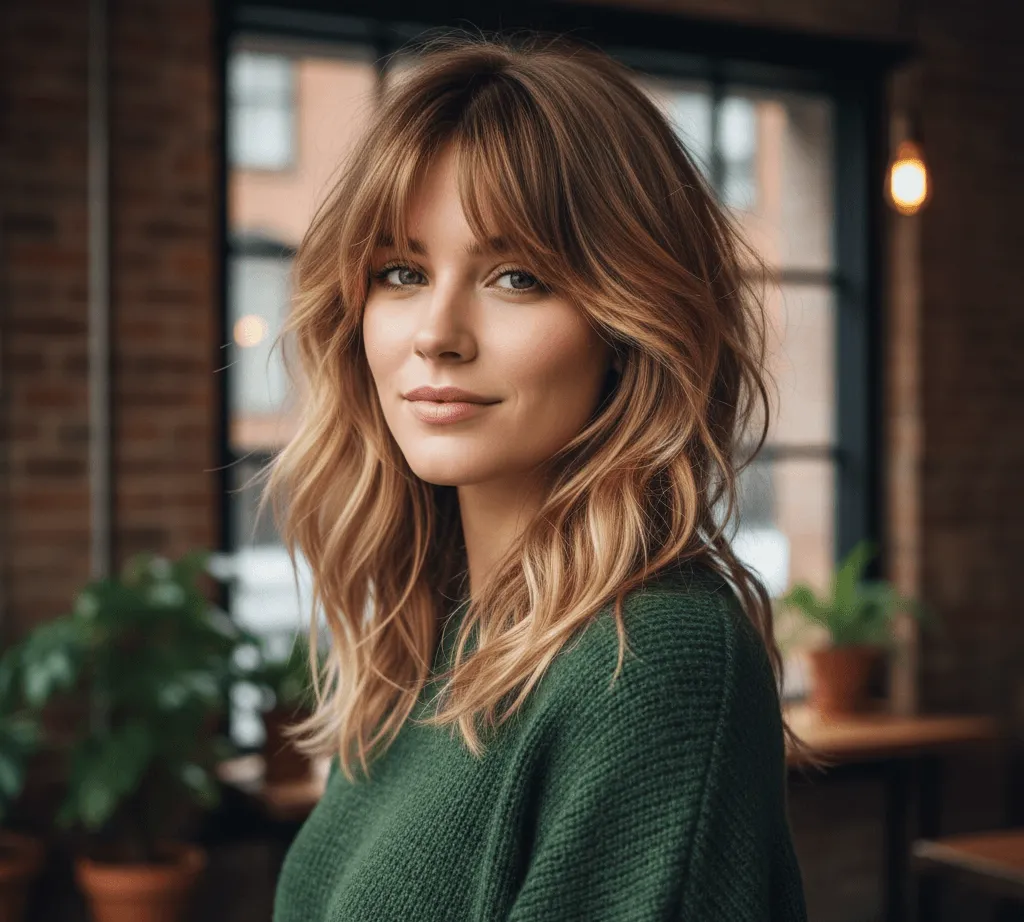 Wolf Cut Bangs Haircut