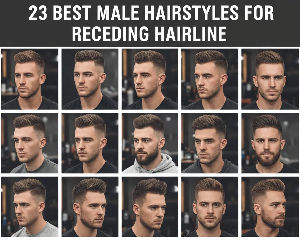 23 Best Male Hairstyles for Receding Hairline