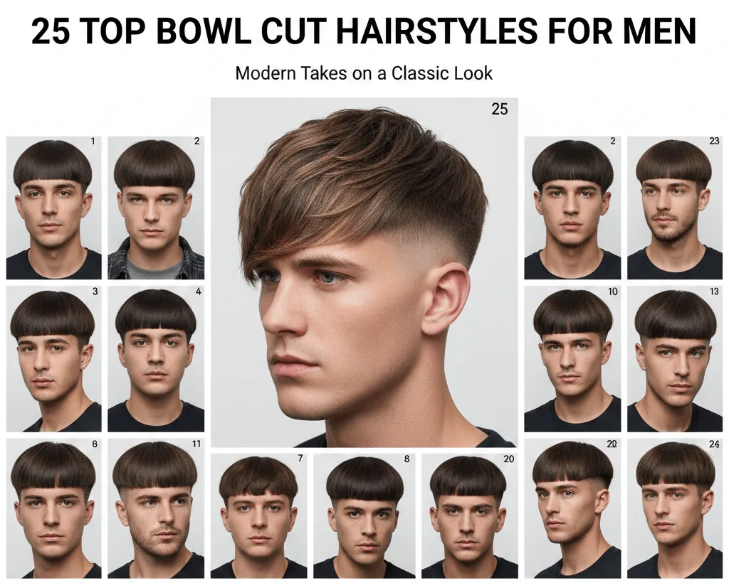 25 Top Bowl Cut Hairstyles for Men