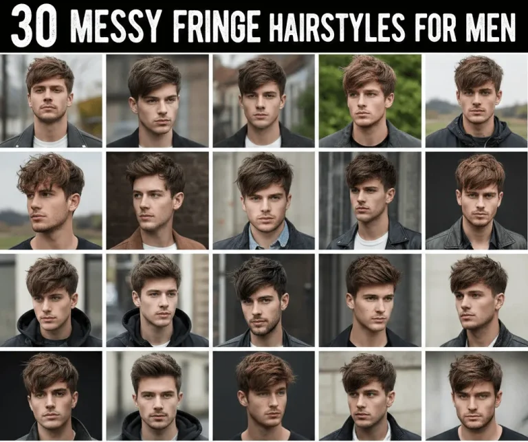 30 Messy Fringe Hairstyles for Men