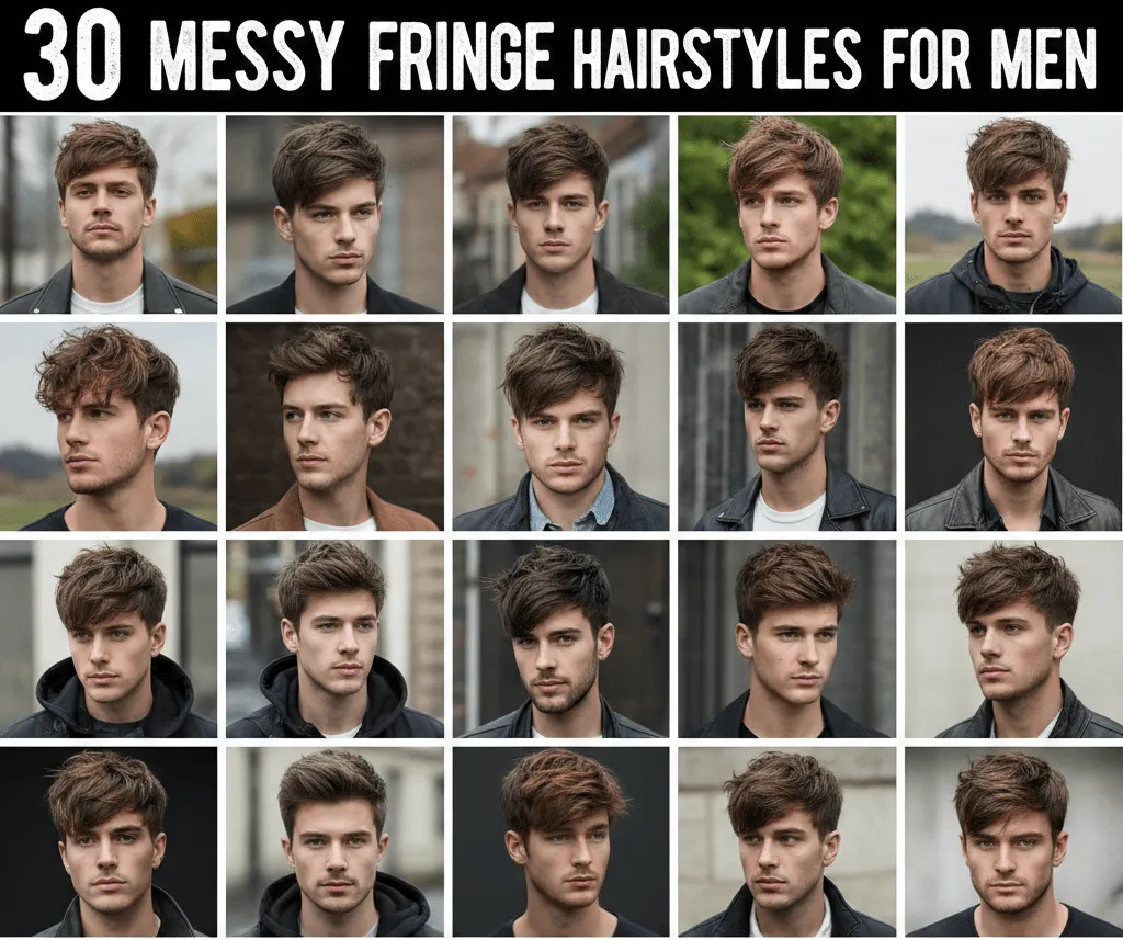 30 Messy Fringe Hairstyles for Men