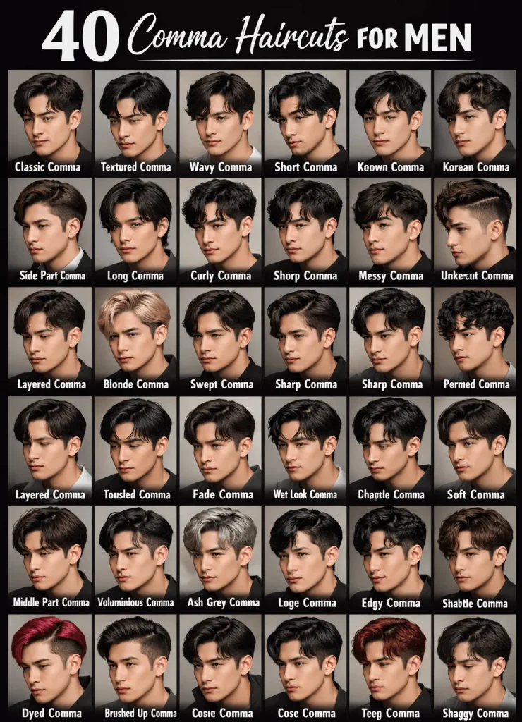 40 Comma Haircuts for Men