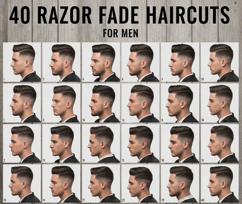 40 Razor Fade Haircut