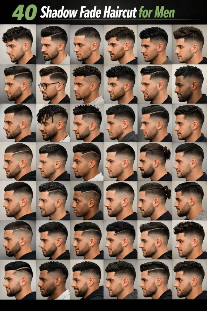 40 Shadow Fade Haircut for Men
