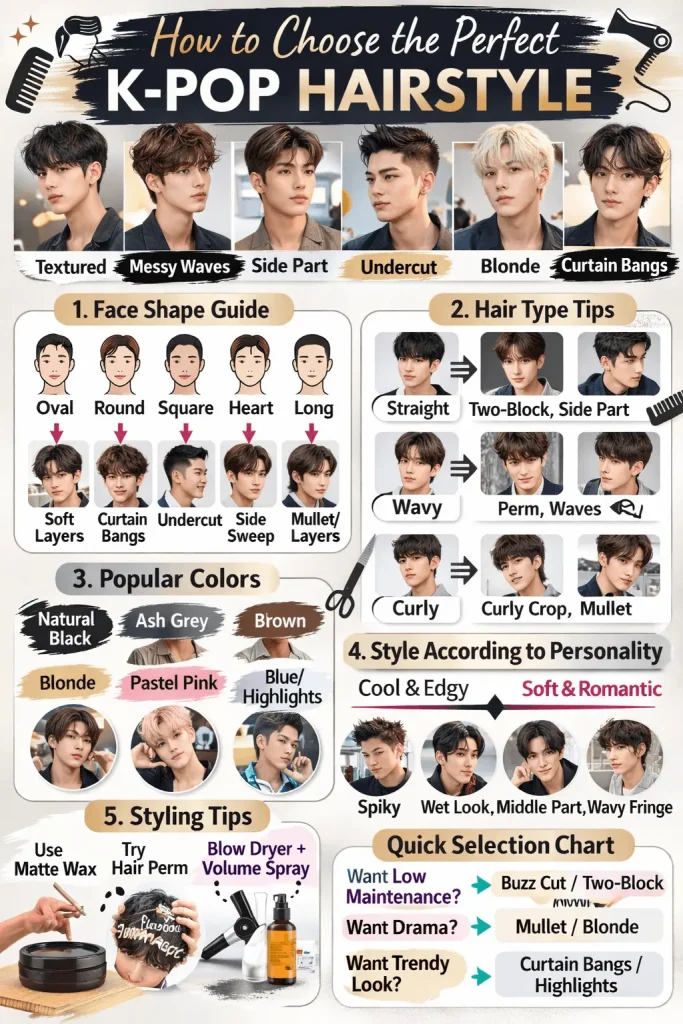 Choosing the Right K-Pop Hairstyle