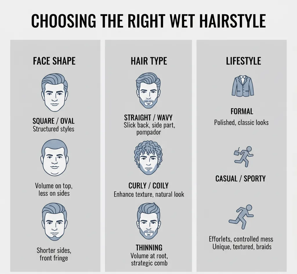 Choosing the Right Wet Hairstyle