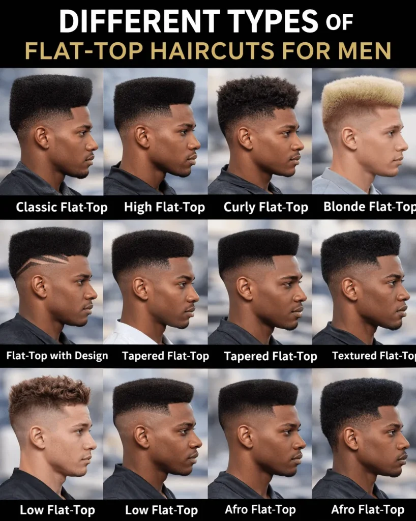 Different Types of Flat-Top Haircuts for Men