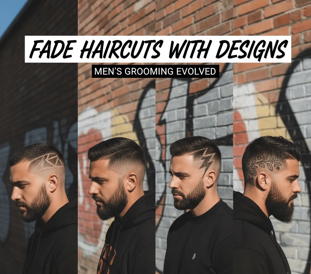 Fade Haircuts with Designs