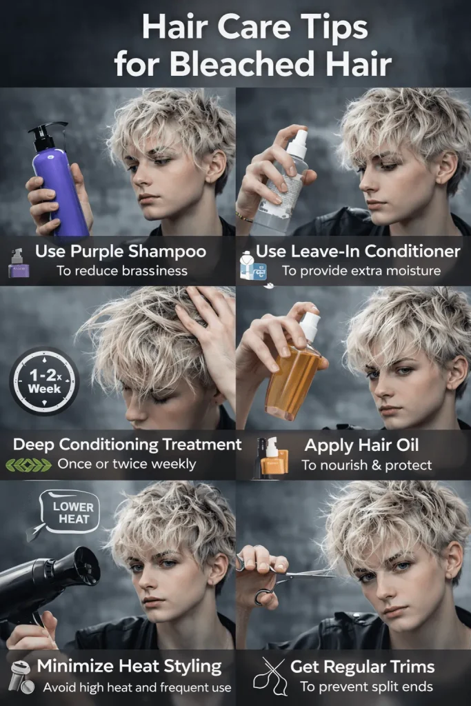 Hair Care Tips for Bleached Hair