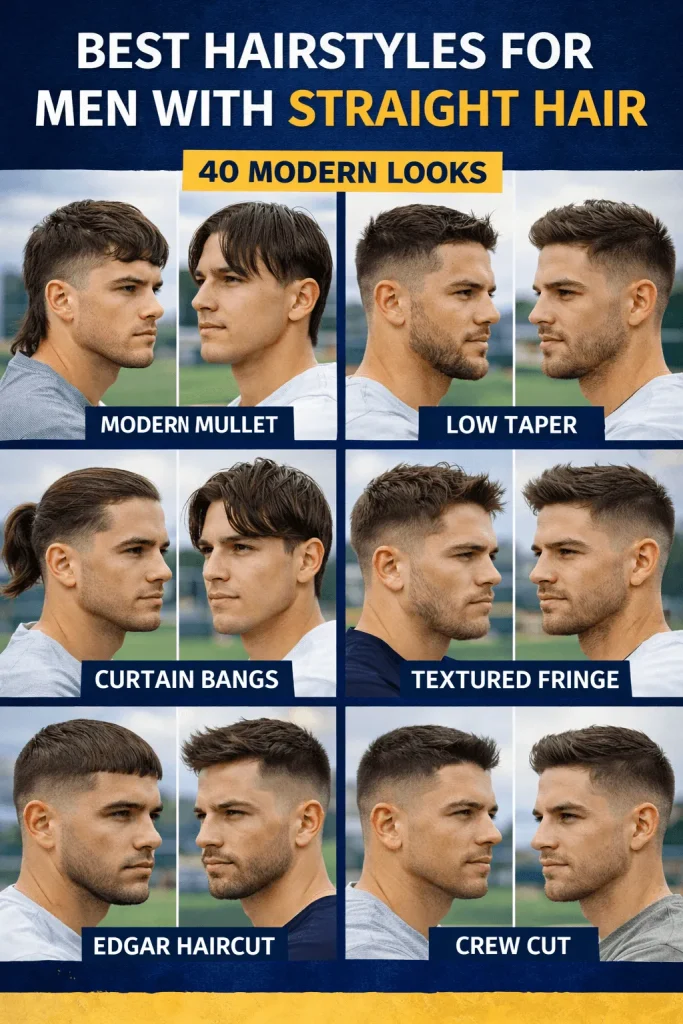 25 Stylish Haircuts for Men with Straight Hair