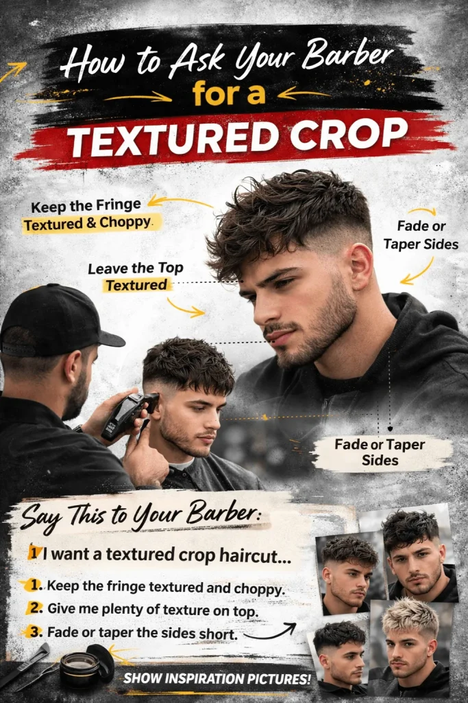 How to Ask Your Barber for a Textured Crop