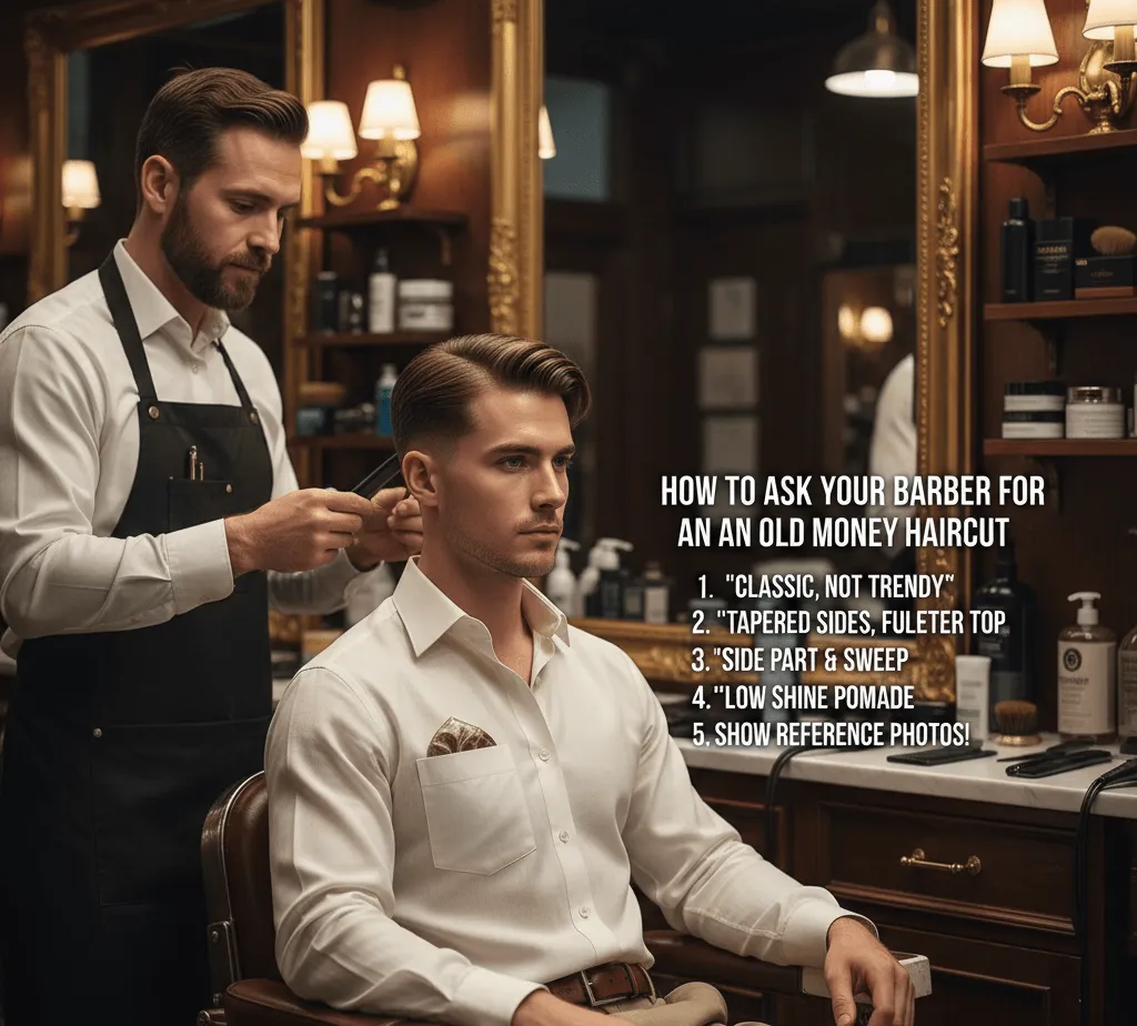 How to Ask Your Barber for an Old Money Haircut