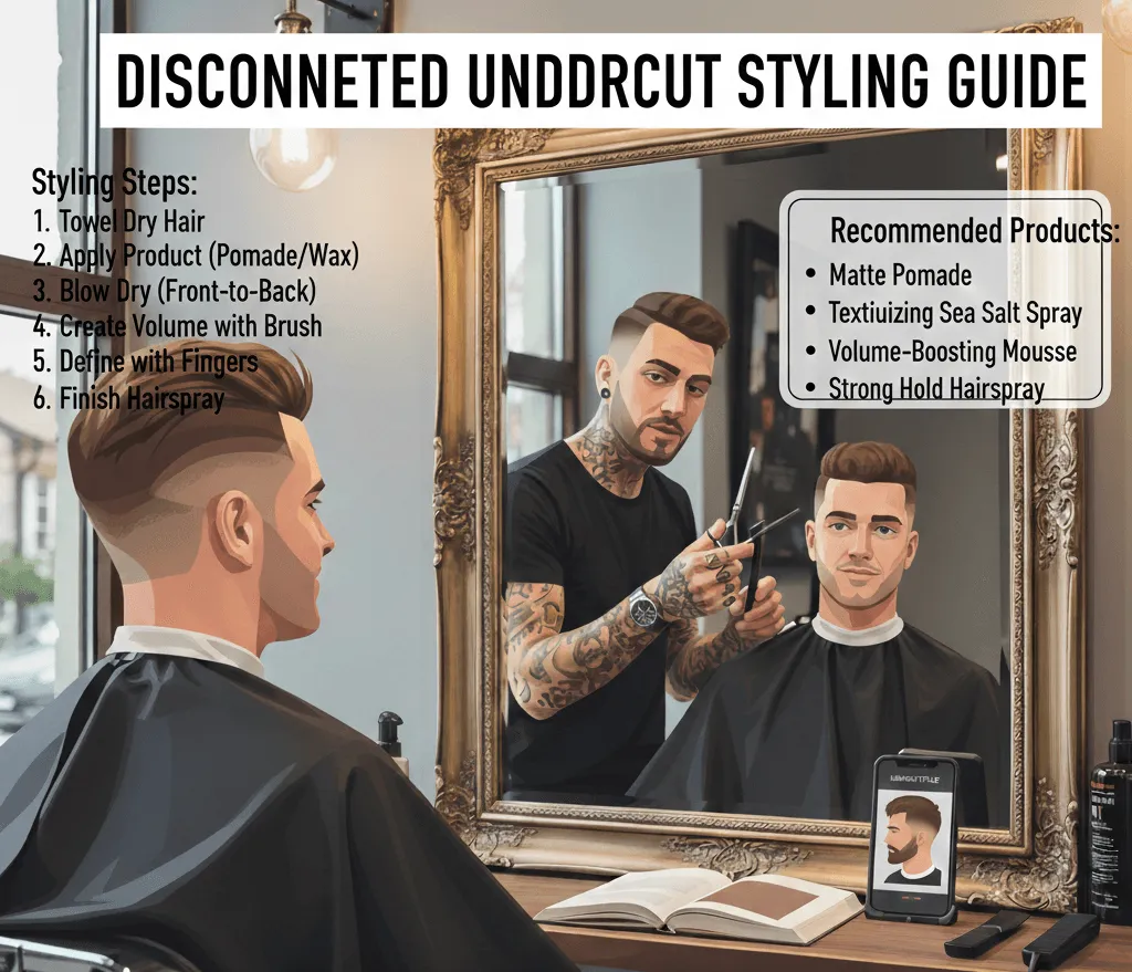 How to Style a Disconnected Undercut Hairstyle