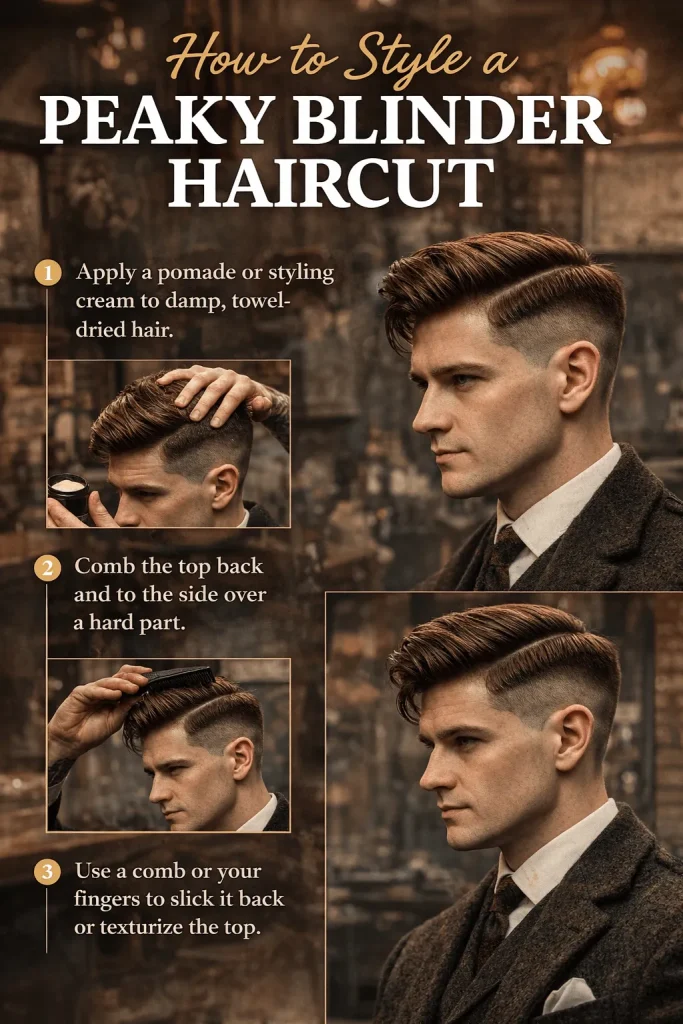 How to Style a Peaky Blinder Haircut