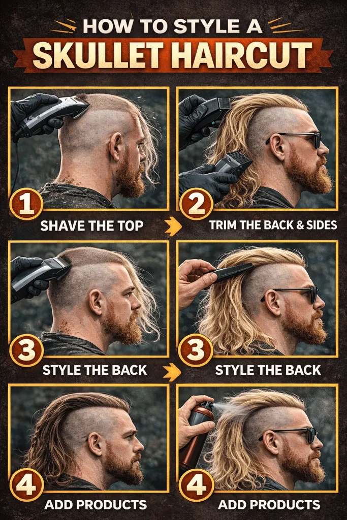 How to Style a Skullet Haircut