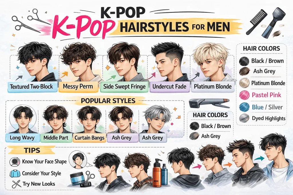 K-Pop Hairstyles for Men