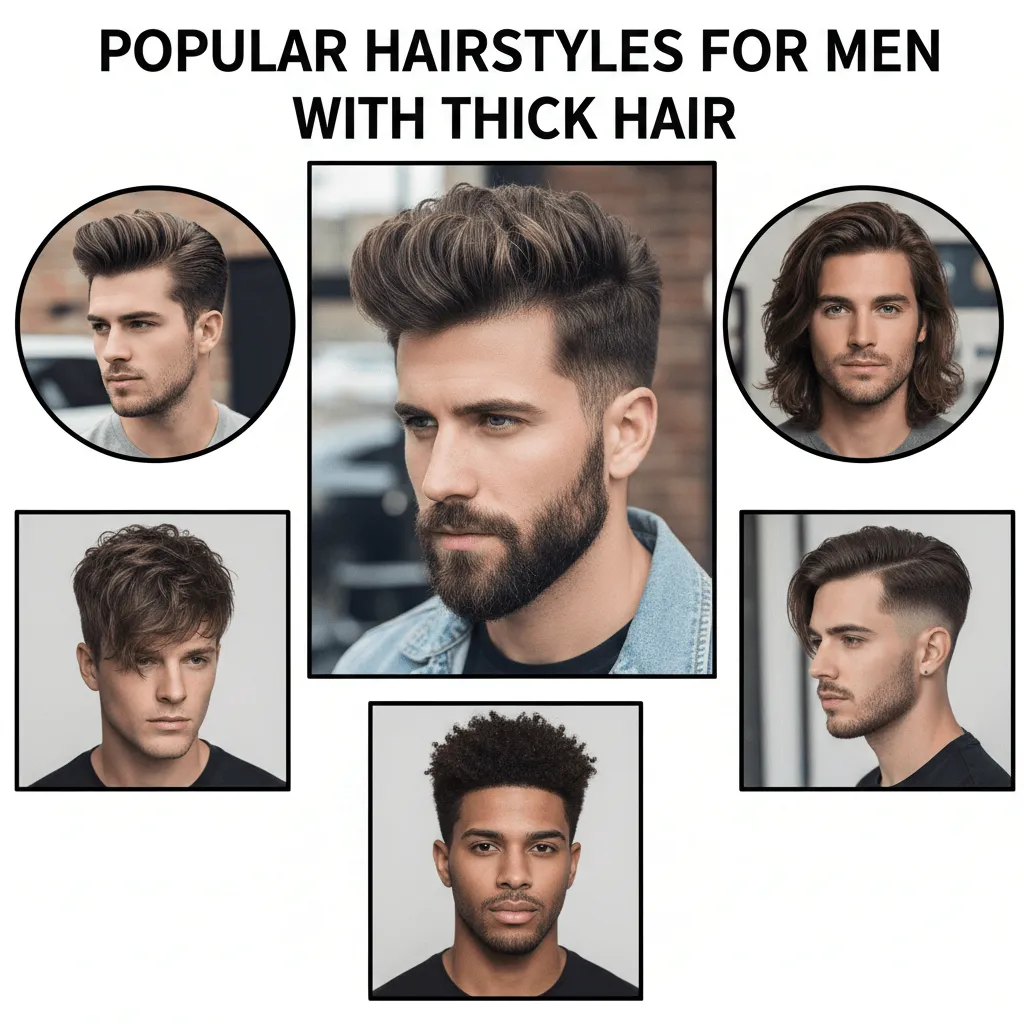 Popular Hairstyles for Men With Thick Hair