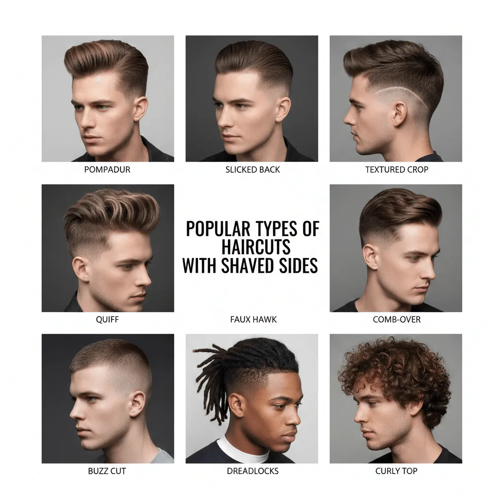 Popular Types of Haircuts with Shaved Sides
