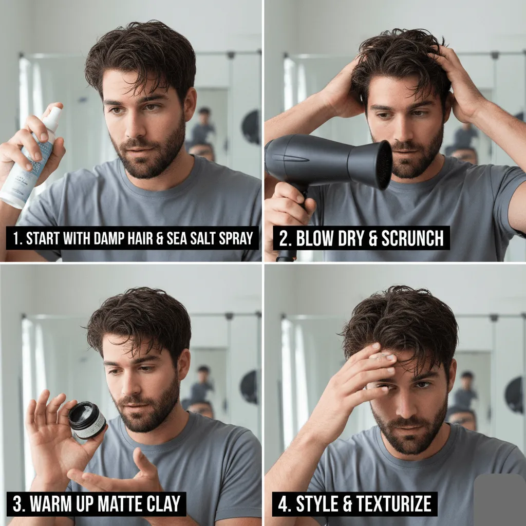 Steps for Messy Fringe Hairstyles